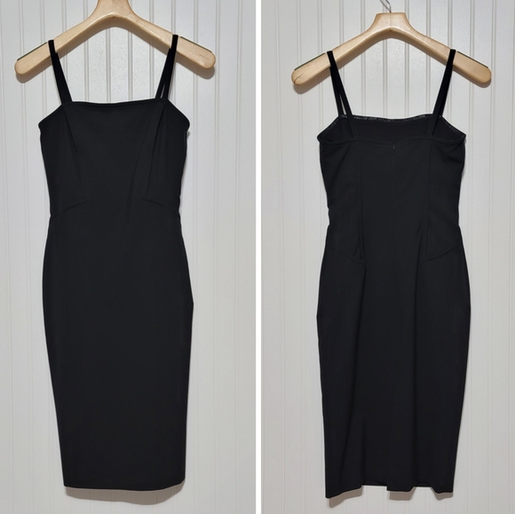 🔴Moschino Coutour spaghetti strap bodycone dress